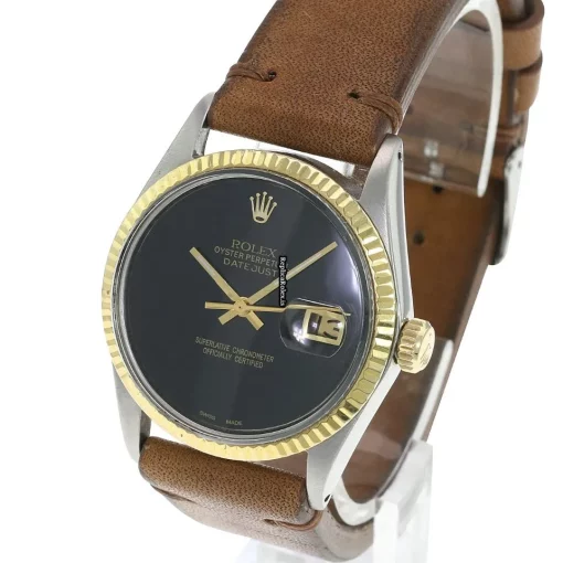 Design Fake Rolex Datejust 1601 Caliber 1570 Automatic Movement 36mm Steel Case Mens/unisex Watch