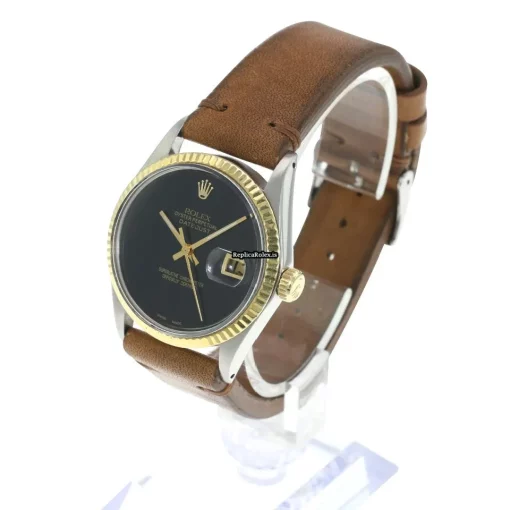 Design Fake Rolex Datejust 1601 Caliber 1570 Automatic Movement 36mm Steel Case Mens/unisex Watch - Image 3