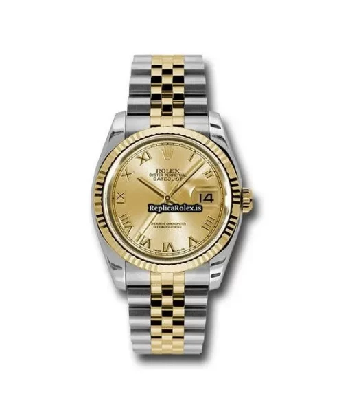 Awesome Fake Rolex Datejust 116233 Caliber 3135 Automatic Movement 36mm Gold/steel Case Mens/unisex Watch