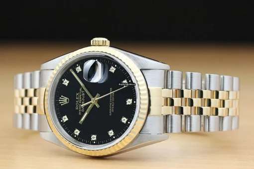 Stylish Fake Rolex Datejust 16233 Caliber 3135 Automatic Movement 36mm Steel Case Mens/unisex Watch - Image 2