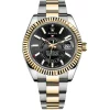Excellent Clone Rolex Sky-dweller 326933 Automatic Movement Gold/steel Case Watch
