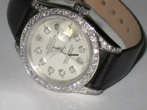 Fine Replica Rolex Datejust Self Winding Automatic 26mm White Gold Case Womens Watch