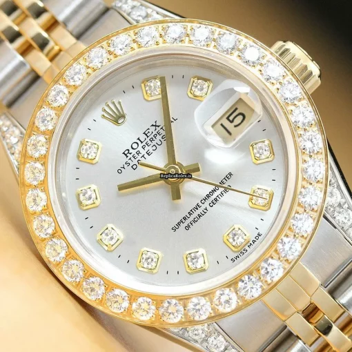 Fabulous Replica Rolex Lady-datejust 69173 Caliber 2135 Automatic Movement 26mm Steel Case Womens Watch
