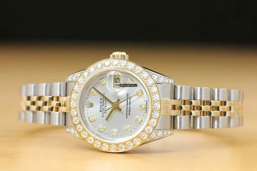 Fabulous Replica Rolex Lady-datejust 69173 Caliber 2135 Automatic Movement 26mm Steel Case Womens Watch - Image 3