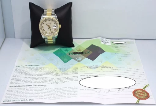Inexpensive Fakes Rolex Datejust 116233 Automatic Movement 36mm Gold/steel Case Watch - Image 12