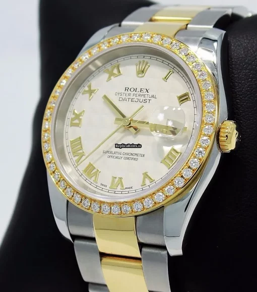 Inexpensive Fakes Rolex Datejust 116233 Automatic Movement 36mm Gold/steel Case Watch - Image 5