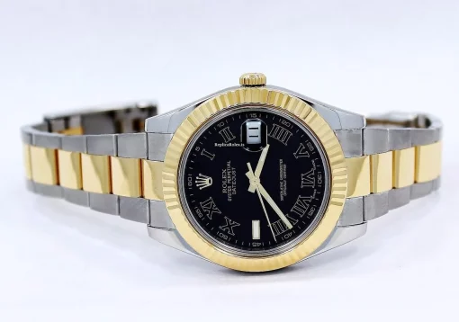 Trustworthy Knockoff Rolex Datejust II 116333 Automatic Movement 41mm Gold/steel Case Watch - Image 4