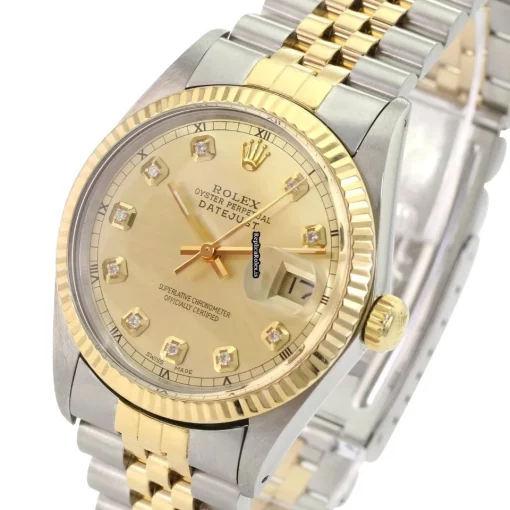 Good Replica Rolex Datejust 16233 Caliber 3035 Automatic Movement 36mm Gold/steel Case Mens/unisex Watch