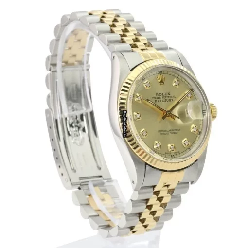 Good Replica Rolex Datejust 16233 Caliber 3035 Automatic Movement 36mm Gold/steel Case Mens/unisex Watch - Image 5
