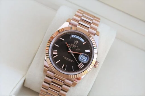 Swiss Replica Rolex Day-date 40 228235 Caliber 3255 Automatic Movement 40mm Rose Gold Case Mens/unisex Watch - Image 4