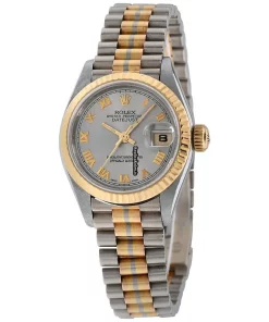 1:1 Fake Rolex Datejust Self Winding Automatic 26mm Steel Case Womens Watch