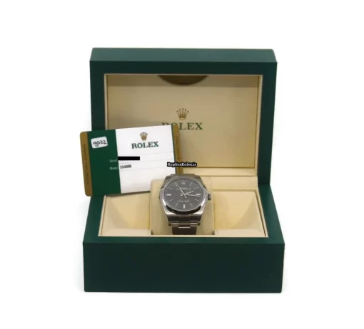 Trustworthy Replica Rolex Oyster Perpetual 39 114300 Caliber 3132 Automatic Movement 39mm Steel Case Mens/unisex Watch - Image 4