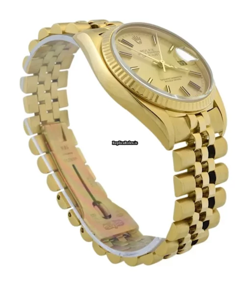Design Fake Rolex Datejust 16018 Caliber 3035 Automatic Movement 36mm Yellow Gold Case Mens/unisex Watch - Image 2