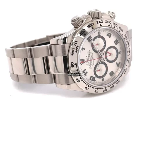 Marvellous Knockoff Rolex Daytona 116509 Caliber 4130 Automatic Movement 40mm White Gold Case Mens/unisex Watch - Image 6