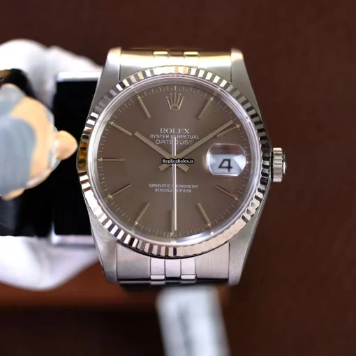 Design Fake Rolex Datejust 16234 Caliber 3135 Automatic Movement 36mm Steel Case Mens/unisex Watch - Image 4