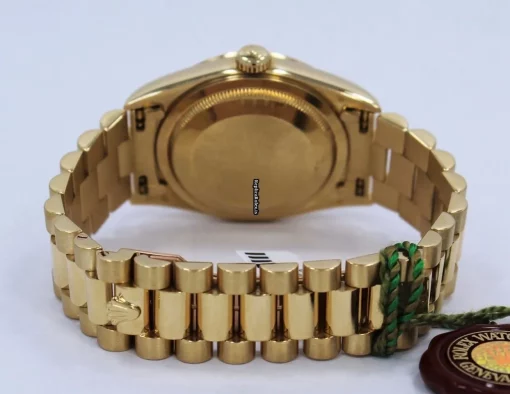 Fine Imitation Rolex Day-date 36 18238 Automatic Movement 36mm Yellow Gold Case Watch - Image 10