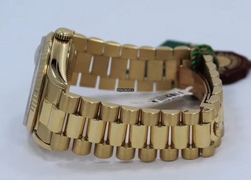 Fine Imitation Rolex Day-date 36 18238 Automatic Movement 36mm Yellow Gold Case Watch - Image 9