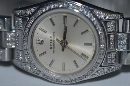 Terrific Fake Rolex Datejust Self Winding Automatic 26mm Steel Case Womens Watch