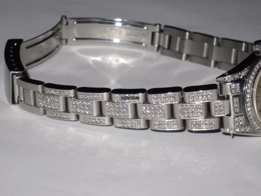 Terrific Fake Rolex Datejust Self Winding Automatic 26mm Steel Case Womens Watch - Image 5