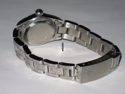 Terrific Fake Rolex Datejust Self Winding Automatic 26mm Steel Case Womens Watch - Image 6