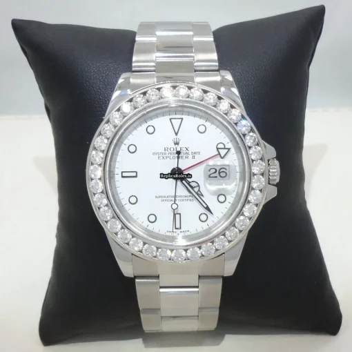 Aaa Replica Rolex Explorer II 16570 Automatic Movement 40mm Steel Case Watch - Image 2