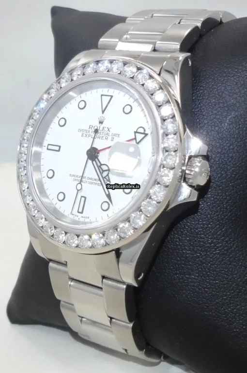 Aaa Replica Rolex Explorer II 16570 Automatic Movement 40mm Steel Case Watch - Image 4