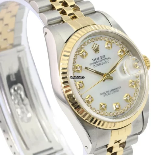High Quality Replica Rolex Datejust 16233 Caliber 3135 Automatic Movement 36mm Gold/steel Case Mens/unisex Watch - Image 4
