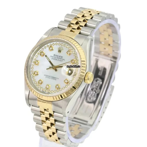 High Quality Replica Rolex Datejust 16233 Caliber 3135 Automatic Movement 36mm Gold/steel Case Mens/unisex Watch - Image 5