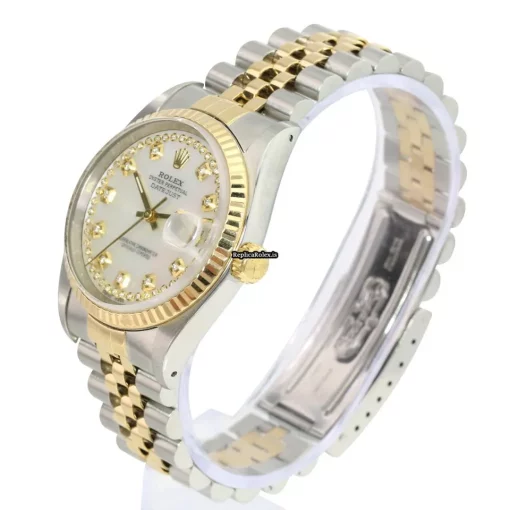 High Quality Replica Rolex Datejust 16233 Caliber 3135 Automatic Movement 36mm Gold/steel Case Mens/unisex Watch - Image 6