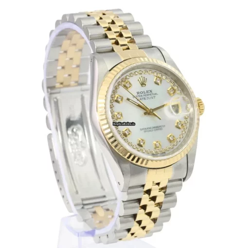 High Quality Replica Rolex Datejust 16233 Caliber 3135 Automatic Movement 36mm Gold/steel Case Mens/unisex Watch - Image 7