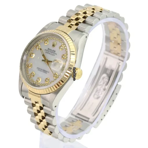 High Quality Replica Rolex Datejust 16233 Caliber 3135 Automatic Movement 36mm Gold/steel Case Mens/unisex Watch - Image 9