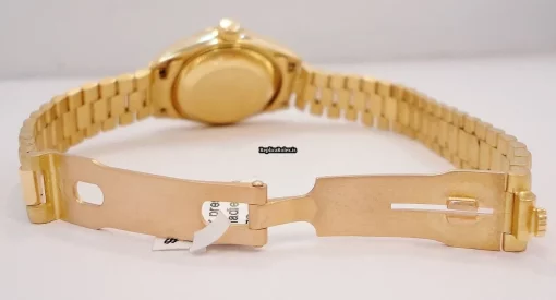 Cool Fake Rolex Lady-datejust 69178 Automatic Movement 26mm Yellow Gold Case Womens Watch - Image 10