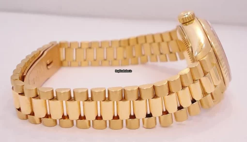 Cool Fake Rolex Lady-datejust 69178 Automatic Movement 26mm Yellow Gold Case Womens Watch - Image 12