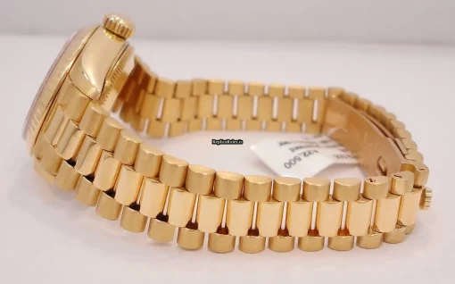 Cool Fake Rolex Lady-datejust 69178 Automatic Movement 26mm Yellow Gold Case Womens Watch - Image 7