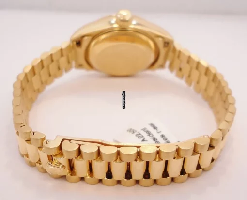Cool Fake Rolex Lady-datejust 69178 Automatic Movement 26mm Yellow Gold Case Womens Watch - Image 8