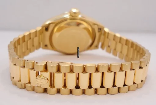 Cool Fake Rolex Lady-datejust 69178 Automatic Movement 26mm Yellow Gold Case Womens Watch - Image 9
