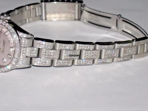 Fabulous Copies Rolex Datejust Self Winding Automatic 26mm Steel Case Womens Watch - Image 4