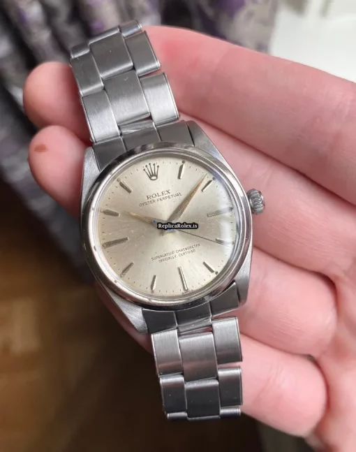 Good Replica Rolex Oyster Perpetual 34 1002 Caliber 1570 Automatic Movement 34mm Steel Case Mens/unisex Watch - Image 3