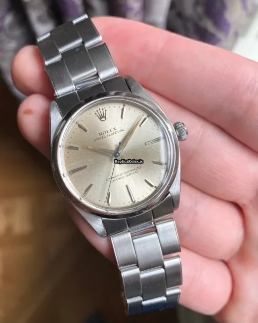 Good Replica Rolex Oyster Perpetual 34 1002 Caliber 1570 Automatic Movement 34mm Steel Case Mens/unisex Watch - Image 5