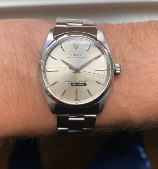 Good Replica Rolex Oyster Perpetual 34 1002 Caliber 1570 Automatic Movement 34mm Steel Case Mens/unisex Watch - Image 8