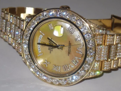 Popular Replica Rolex Day-date II Self Winding Automatic 41mm Yellow Gold Case Mens/unisex Watch
