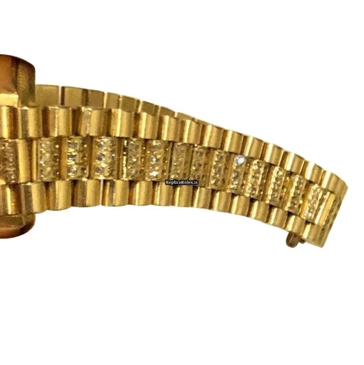 Unique Fake Rolex Datejust Caliber 2135 Automatic Movement 26mm Yellow Gold Case Womens Watch - Image 4