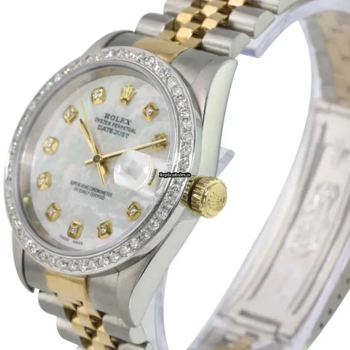 Superior Replica Rolex Datejust 16233 Caliber 3135 Automatic Movement 36mm Gold/steel Case Mens/unisex Watch - Image 2