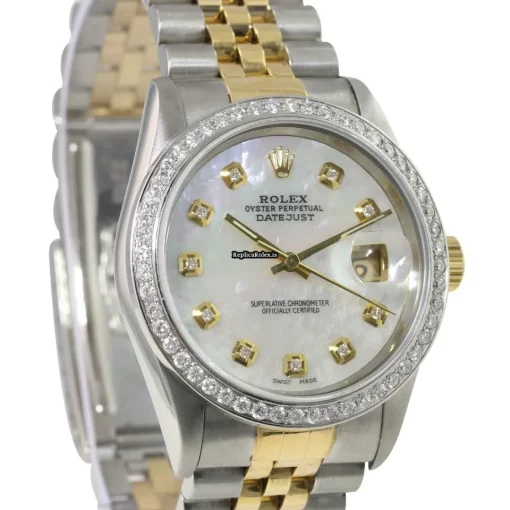 Superior Replica Rolex Datejust 16233 Caliber 3135 Automatic Movement 36mm Gold/steel Case Mens/unisex Watch - Image 3