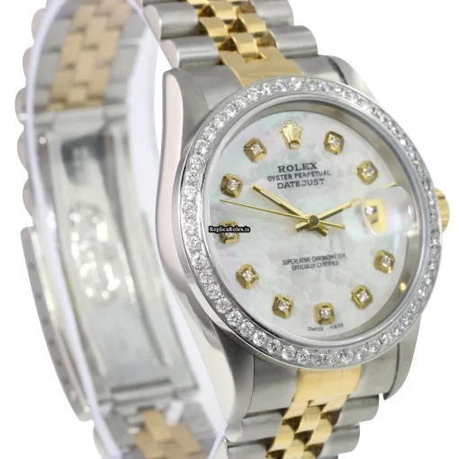 Superior Replica Rolex Datejust 16233 Caliber 3135 Automatic Movement 36mm Gold/steel Case Mens/unisex Watch - Image 4