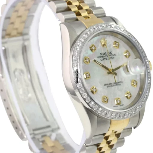 Superior Replica Rolex Datejust 16233 Caliber 3135 Automatic Movement 36mm Gold/steel Case Mens/unisex Watch - Image 5