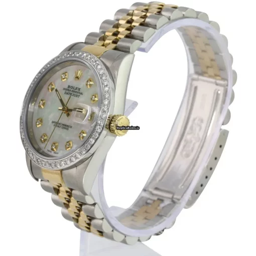 Superior Replica Rolex Datejust 16233 Caliber 3135 Automatic Movement 36mm Gold/steel Case Mens/unisex Watch - Image 6