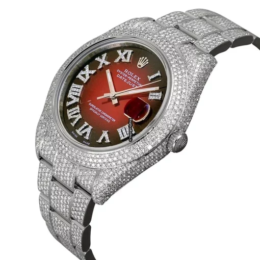 Wonderful Replica Rolex Datejust Self Winding Automatic 41mm Steel Case Mens/unisex Watch - Image 3