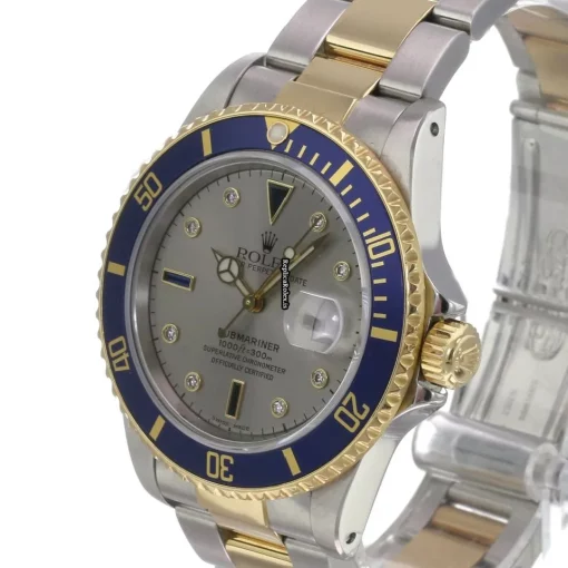 Cheap Replica Rolex Submariner Date 16613 Caliber 3135 Automatic Movement 40mm Gold/steel Case Mens/unisex Watch - Image 2
