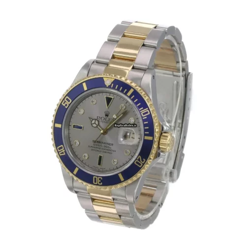Cheap Replica Rolex Submariner Date 16613 Caliber 3135 Automatic Movement 40mm Gold/steel Case Mens/unisex Watch - Image 4